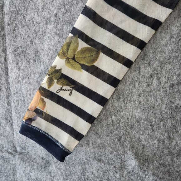 Juicy Couture VTG Flounder Dress Womens XS Stripped  Y2K Wednesday Addams Witchy - Picture 8 of 11